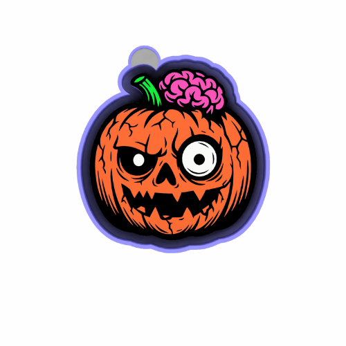spooky pumpkin Freshie mold