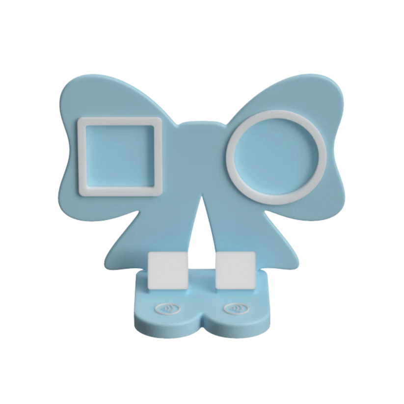 Bow NFC Stand- 2 Frames- (Design your NFC stand- You Choose base type)