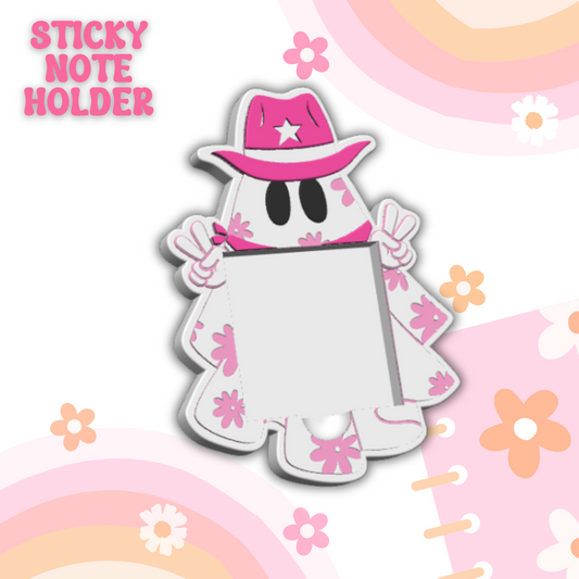 Western Ghost Sticky Note Holder