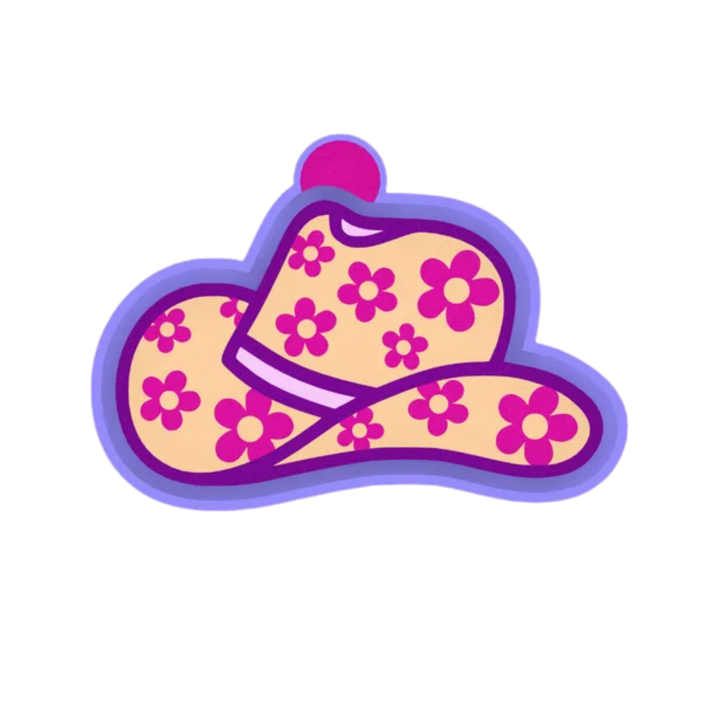 Cowgirl Hat/flowers Freshie Mold