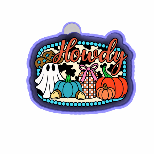 howdy halloween Freshie mold