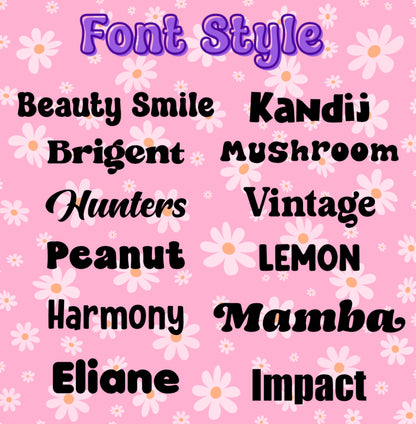 Mirror freshie display mount - for CANOPY POLE (This is not a freshie stand for a table)