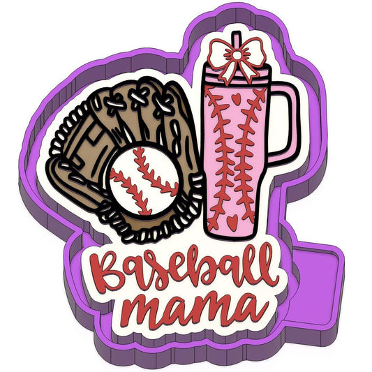 Baseball Mama Freshie Mold