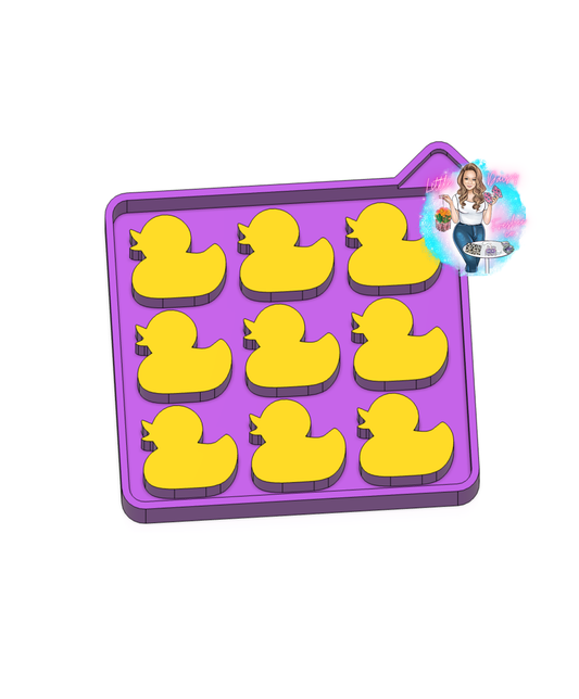 Rubber duck wax melt mold