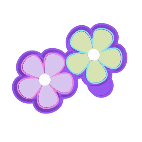 Flower vent clips Freshie Mold
