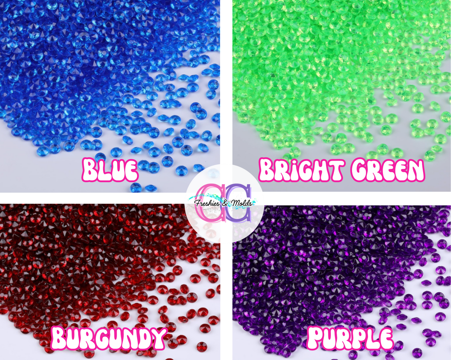 Mini Sparkle Gems Freshie Shaker Filler