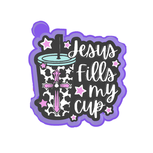 Jesus fills my cup Freshie Mold