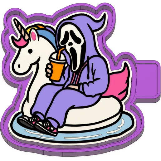 Horror movie floaty freshie Mold