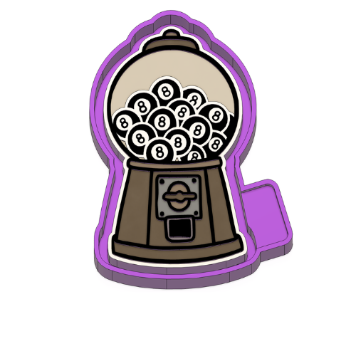 8 ball Freshie Mold