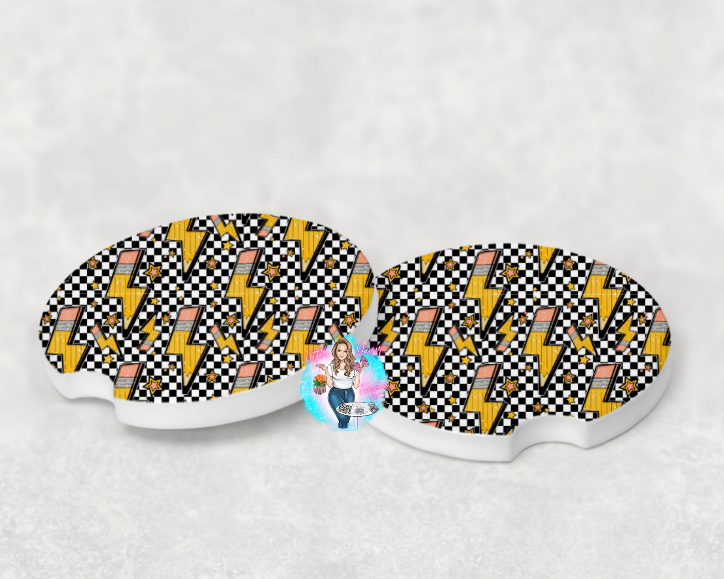 Pencil Bolt Coasters