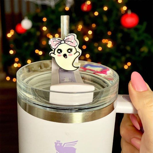 Cute Ghost straw topper