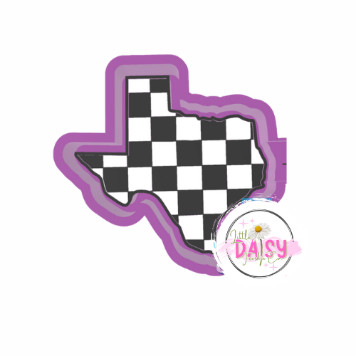 Checkered TX Freshie mold