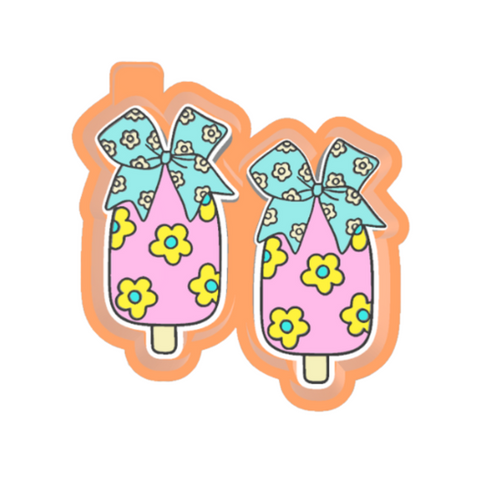 Bow ice cream retro Freshie mold