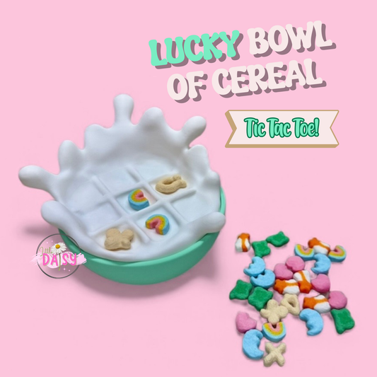 Lucky Bowl of Cereal Tik Tac Toe Game
