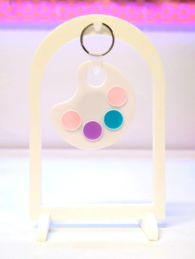Paint Palette NFC Keychain