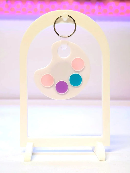 Paint Palette NFC Keychain