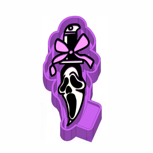 Knife with bow Freshie mold