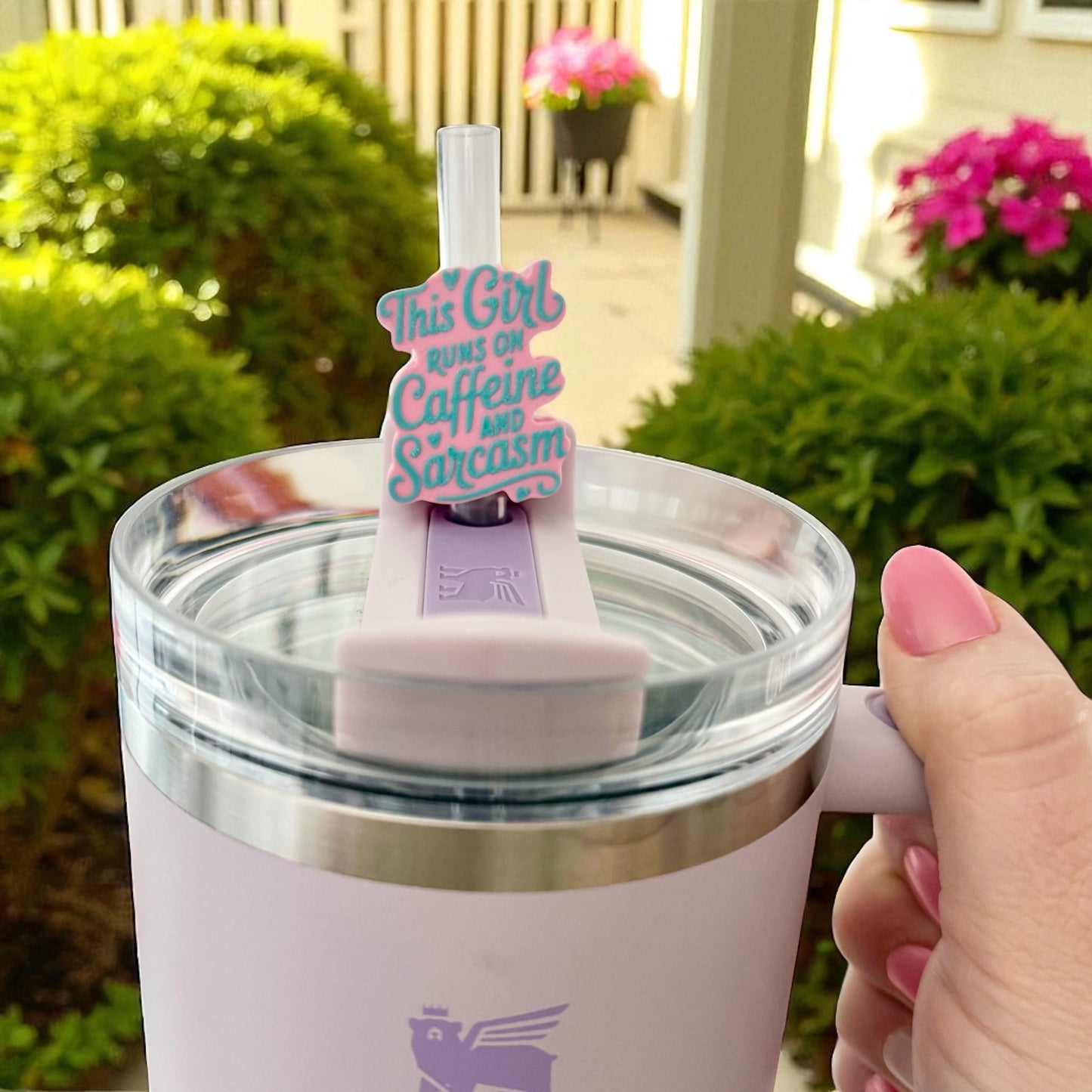 Sarcasm straw topper