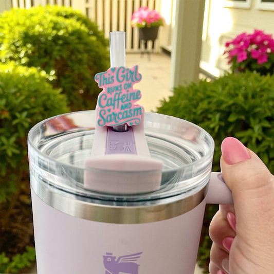 Sarcasm straw topper