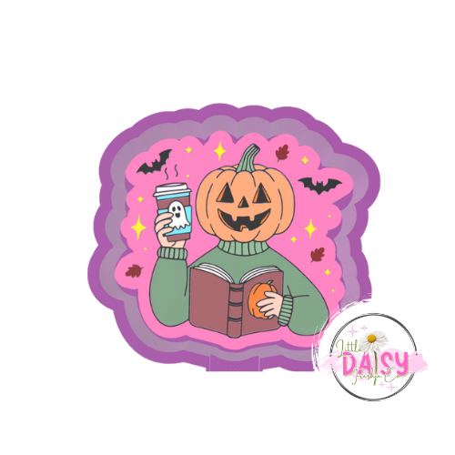 Halloween Book Freshie mold