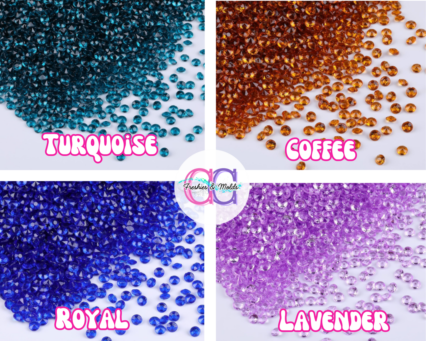 Mini Sparkle Gems Freshie Shaker Filler