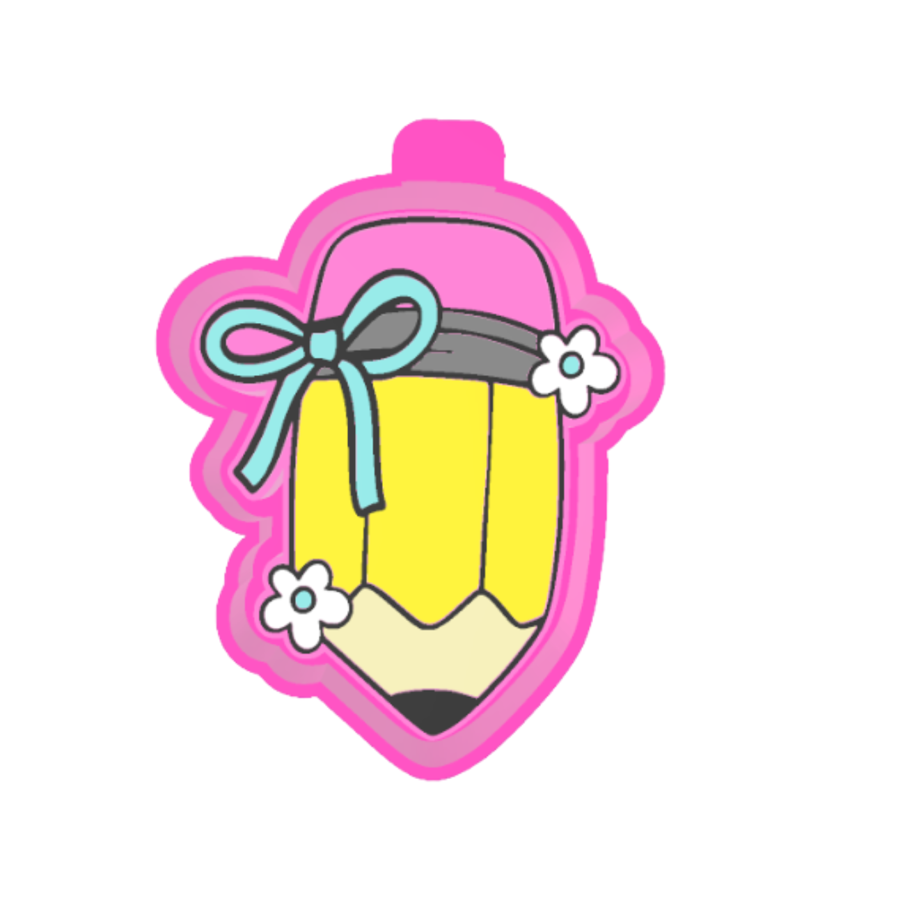 Pencil/teacher Freshie mold