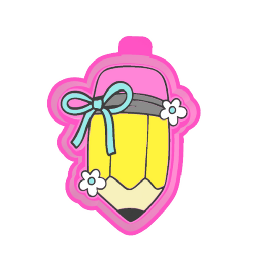 Pencil/teacher Freshie mold