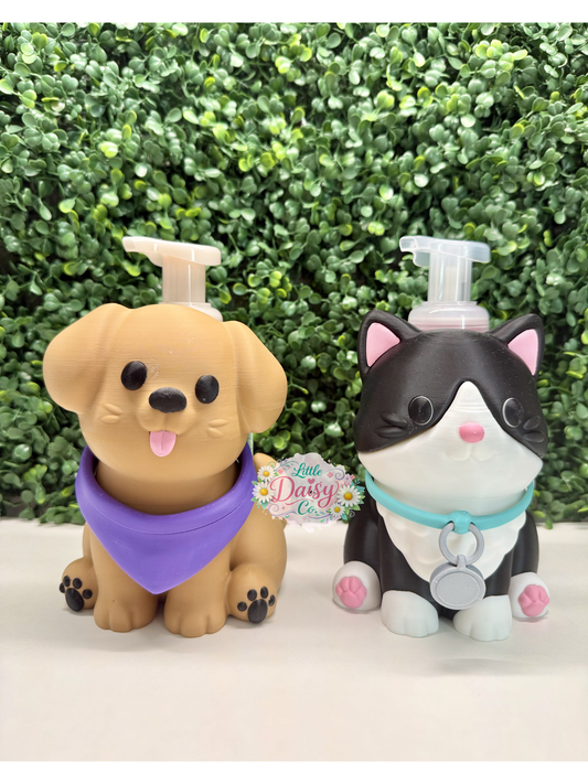 Cat or Dog BBW Foam Soap Dispenser Holder