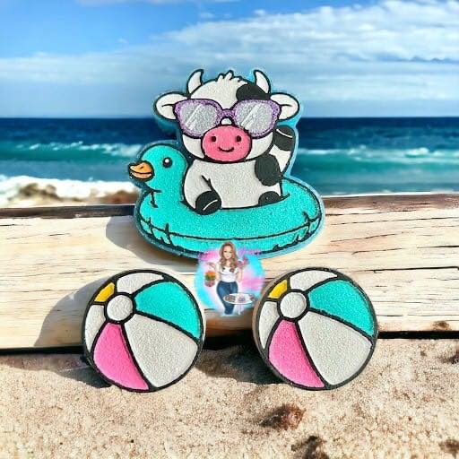 Pool Party Freshie mold and Vent Clips