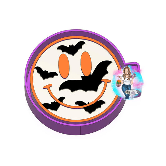Bat Smiley Freshie mold