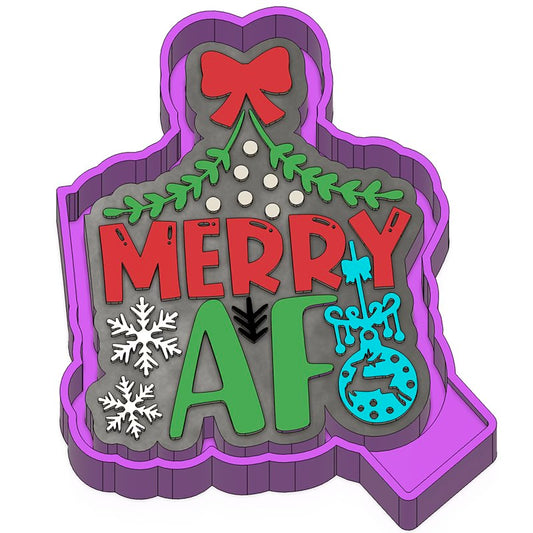 Merry AF freshie mold