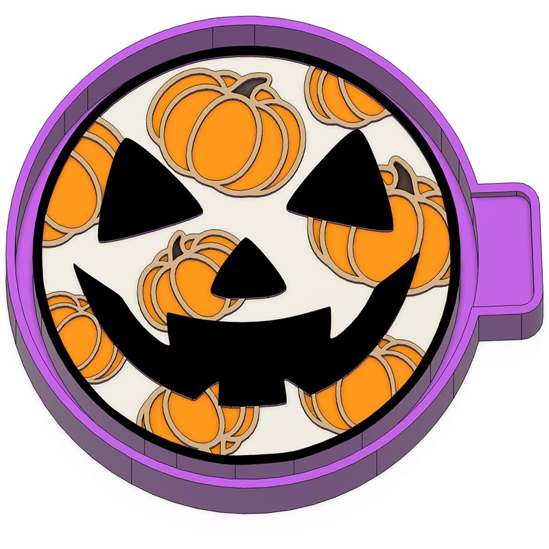 Pumpkin smile freshie mold