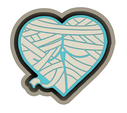Mummy Halloween Heart Freshie mold