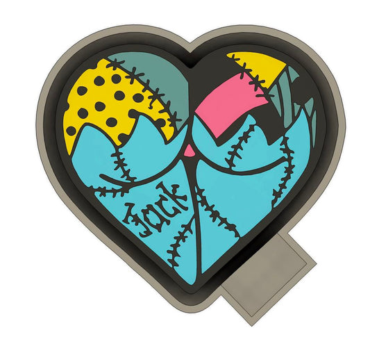 Halloween Heart Freshie mold