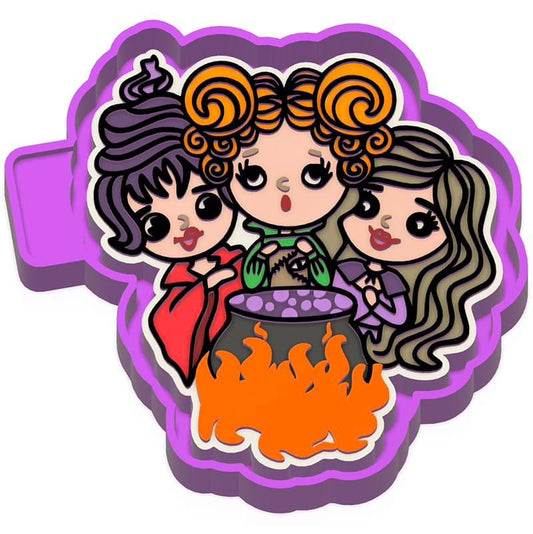Witch sisters Freshie mold