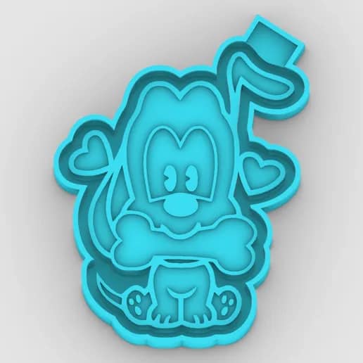 Dog Valentines day Freshie Mold (VIP)