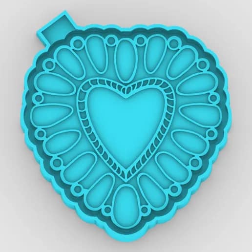 Heart Concho Mold