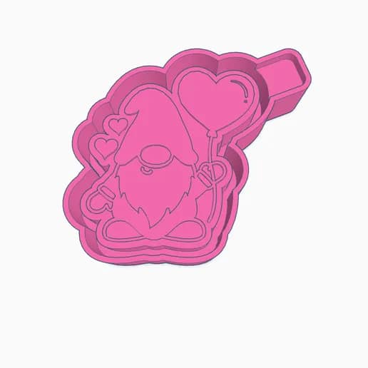 Gnome Valentine's Day Mold