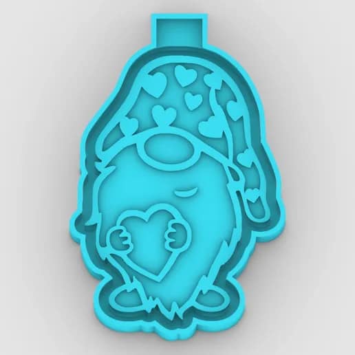 Gnome Valentine's Day Mold