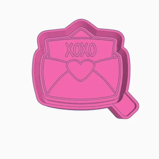 Letter Valentine's Day Mold