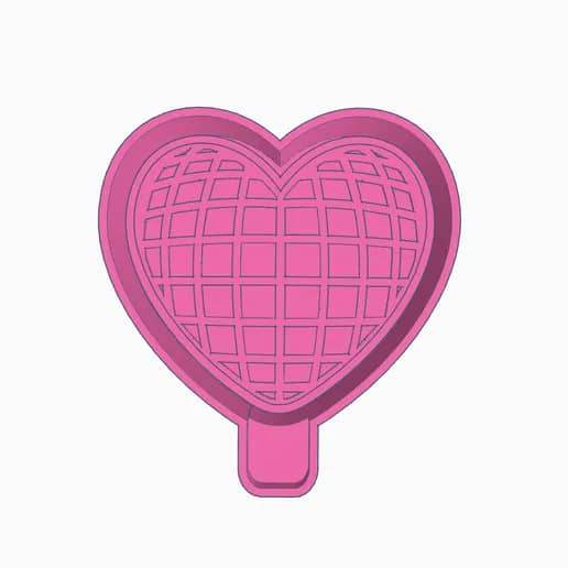 Disco Heart Valentine's Day Mold