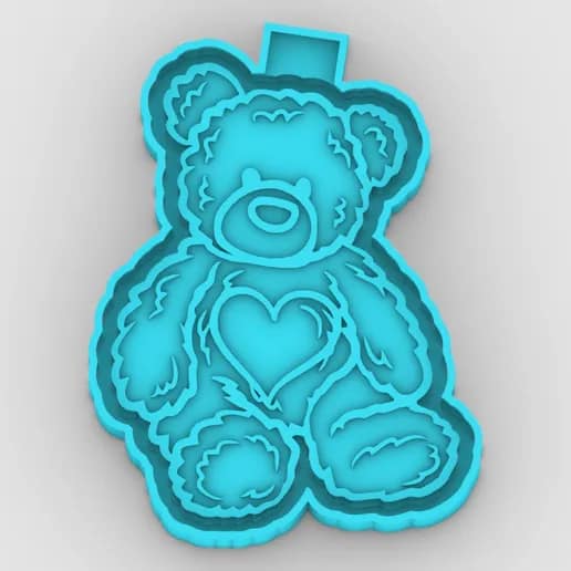 Teddy Bear Valentine's Day Mold