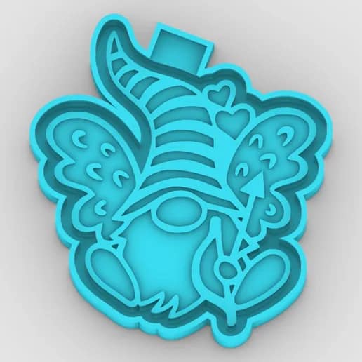 Cupid Gnome Valentine's Day Mold