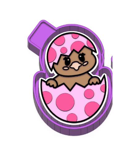 Easter chic freshie mold