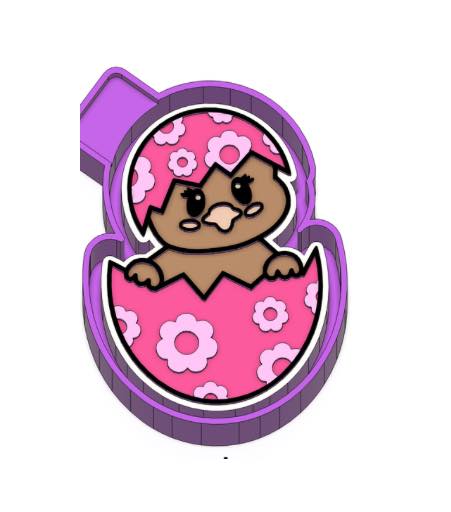 Easter chic freshie mold