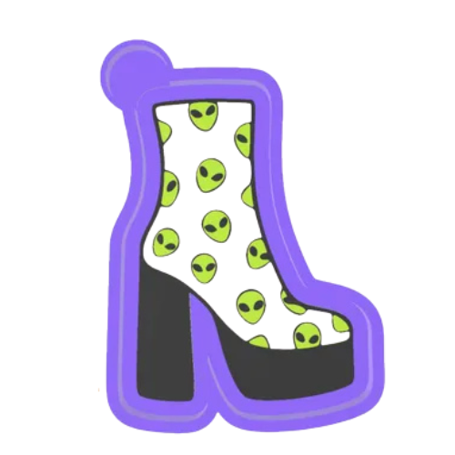 Alien Heel Freshie Mold