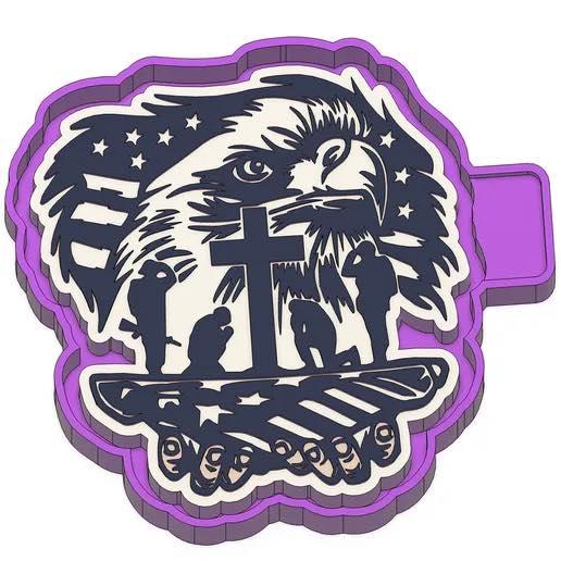 Fallen Soldier Freshie Mold