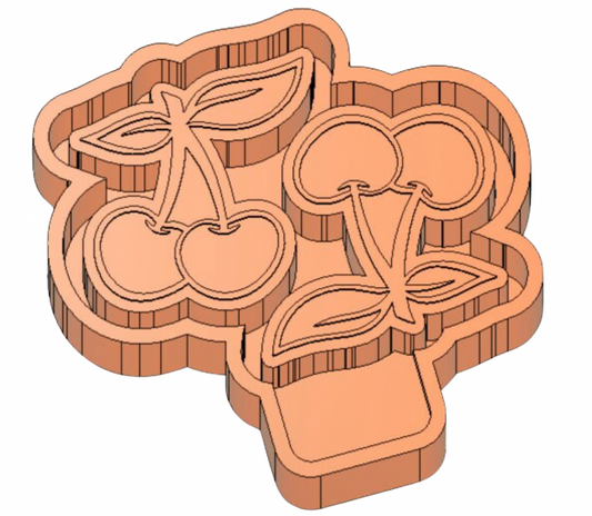 Cherry vent clips  Freshie mold