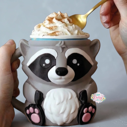 Raccoon Pint Ice Cream Holder