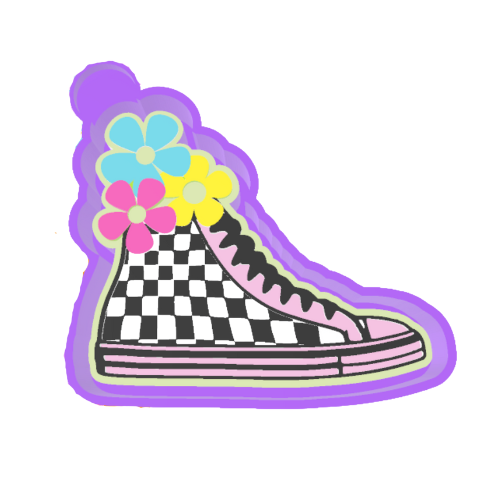 Flower High Top Freshie Mold